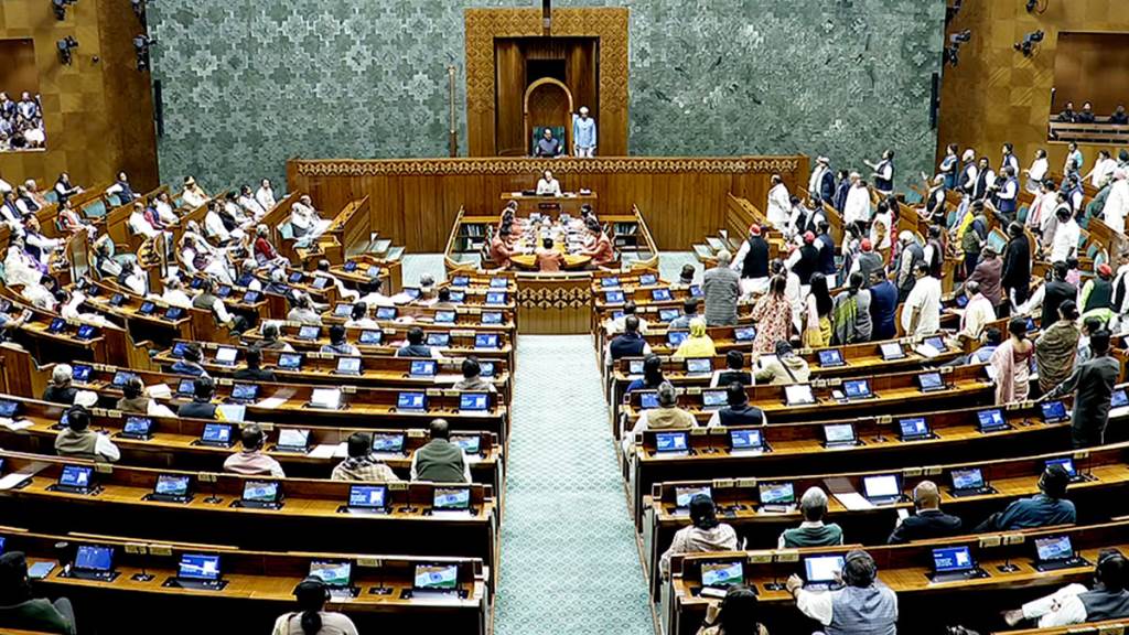 Lok Sabha Opposition parties present notice of noconfidence motion to remove Speaker from office